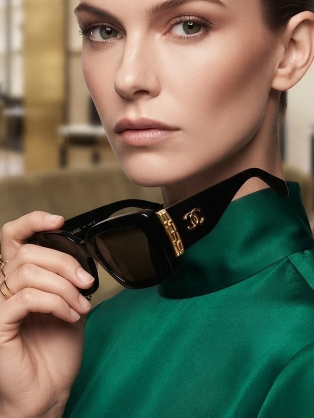 CHANEL Unisex Style Oversized Sunglasses
